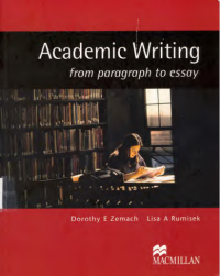 Image of Academic Writing from Paragraph to Essay