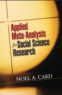Image of Applied
Meta-Analysis
for Social Science

Research