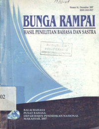 Image of Bunga Rampai : Hasil Penelitian Bahasa dan Sastra