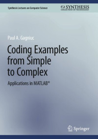 Image of Coding Examples from Simple to Complex: Applications in MATLAB