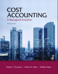 Image of COST ACCOUNTING
A Managerial Emphasis