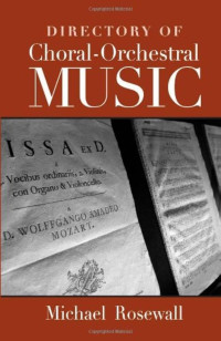 Image of Directory of Choral-Orchestral MusiC
