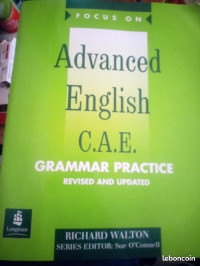 Image of Focus on Advanced English: C.A.E. (Grammar Practice)
