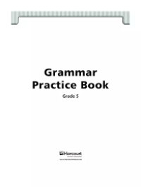 Image of Grammar Practice Book Grade 3