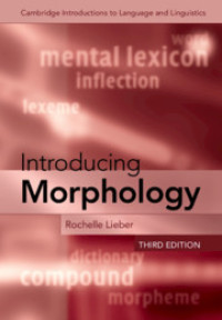 Image of INTRODUCING MORPHOLOGY