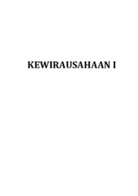 Image of Kewirausahaan I