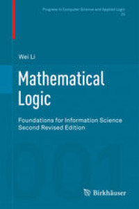 Image of Mathematical Logic_ Foundations for Information Science