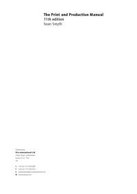 Image of Print and Production Manual