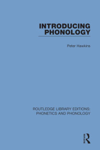 Image of ROUTLEDGE LIBRARY EDITIONS: PHONETICS AND PHONOLOGY