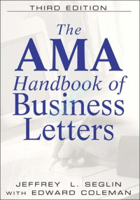 Image of The AMA Handbook of Business Letters