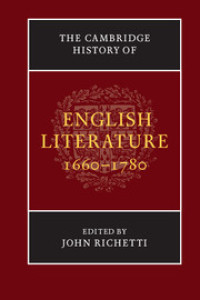 Image of THE CAMBRIDGE HISTORY OF ENGLISH LITERATURE, 1660 – 1780