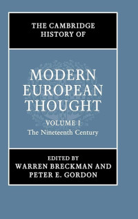 Image of THE CAMBRIDGE HISTORY OF MODERN EUROPEAN THOUGHT