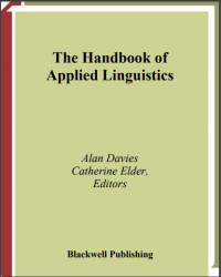 Image of The Handbook of  Applied Linguistics