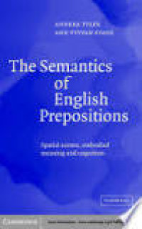 Image of The Semantics of English Prepositions