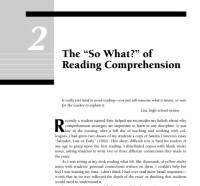 Image of The “So What?” of Reading Comprehension