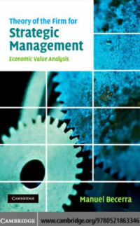 Image of Theory of the Firm for Strategic Management