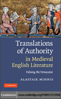 Image of TRANSLATIONS OF AUTHORITY IN MEDIEVAL ENGLISH LITERATURE