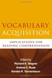 Image of VOCABULARY ACQUISITION Implications for Reading Comprehension