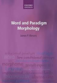 Image of Word and Paradigm Morphology