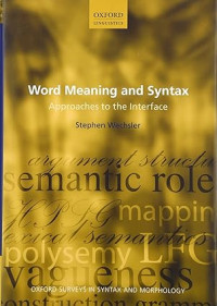Image of Word Meaning and Syntax