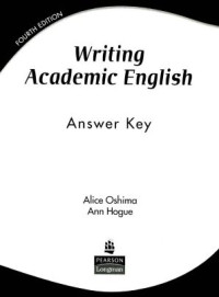Image of Writing Academic English Answer Key
